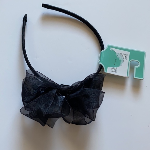 Copper Key Girl’s   Organza Bow Black Headband(Copper Key) - Picture 1 of 7